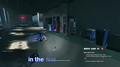 Quiet melee clear without firing a gun in a dark interior