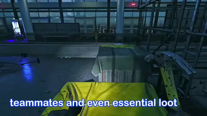 Unloading a spare magazine before dropping a gun